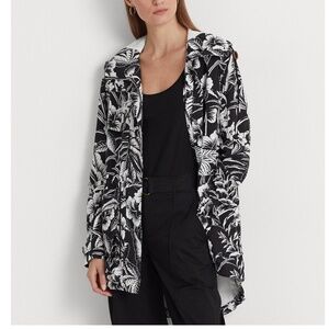 Lauren Ralph Lauren Women’s Floral Ripstop Hooded Windbreaker size M